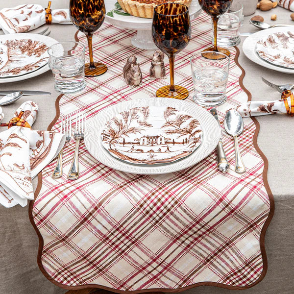 Juliska Harvest Tartan Table Runner 18