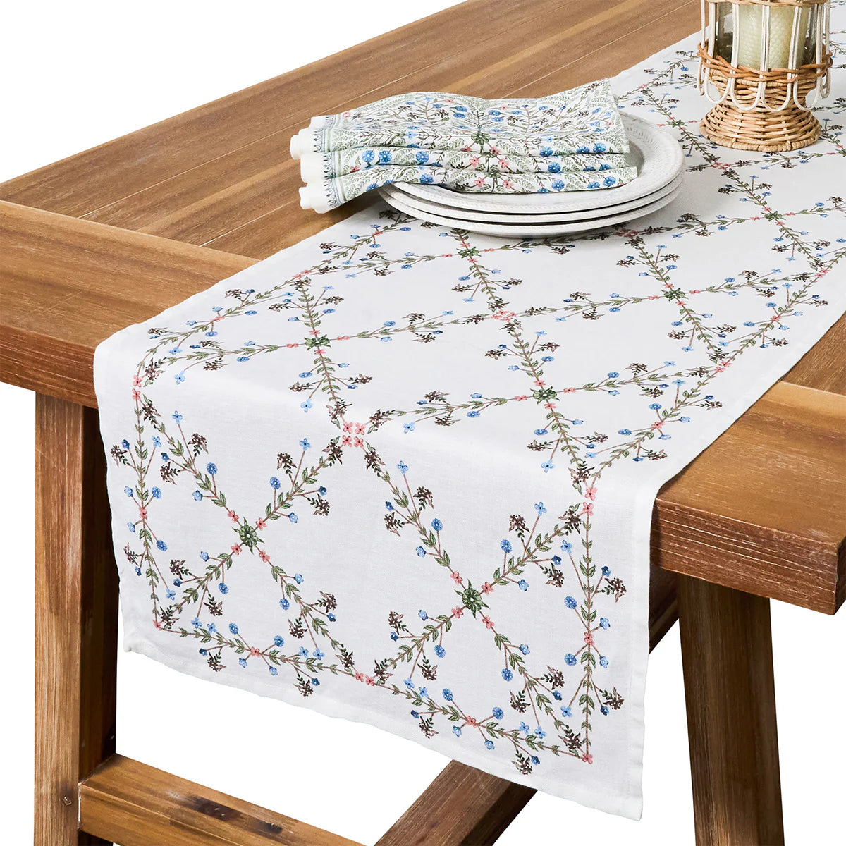 Juliska Villa Seville Chambray Table Runner