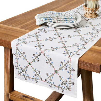 Juliska Villa Seville Chambray Table Runner