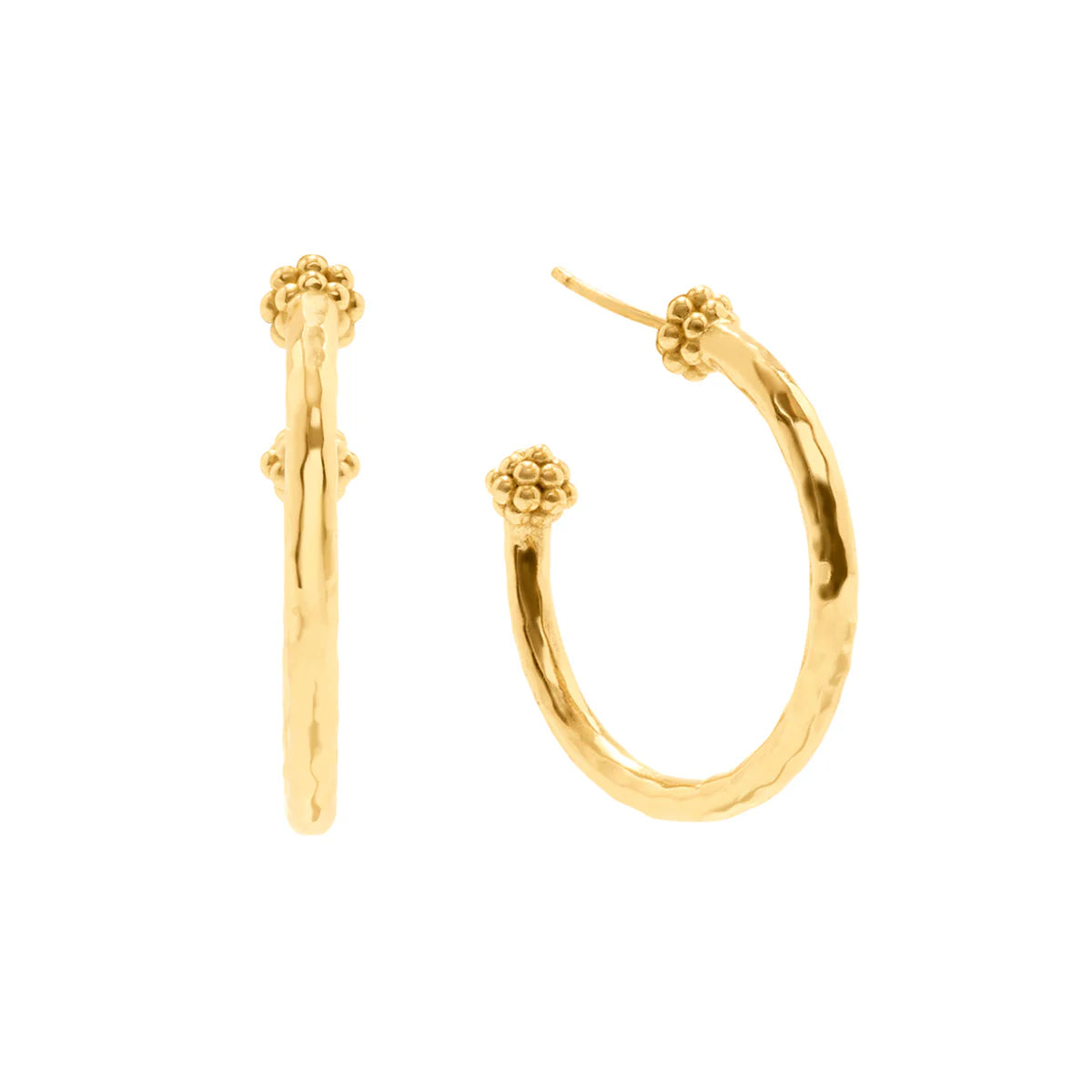 Berry Medium Hoop Earrings in Gold, Capucine de Wulf