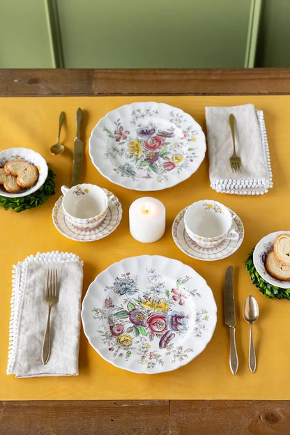 Golden Yellow Flocked Runner