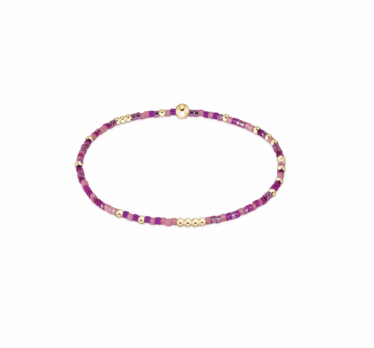 enewton Hope Unwritten Bead Bracelet, Back to the Fuchsia
