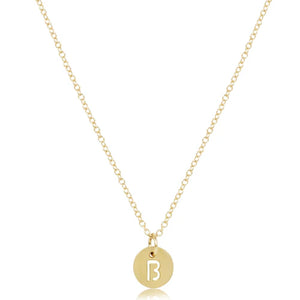 enewton 16" Necklace Gold - Respect Gold Charm - B