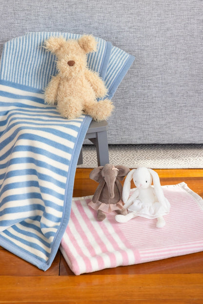 Chappy Wrap Sweat Pea Stripe Mini Blanket