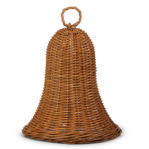 11" NATURAL WICKER BELL