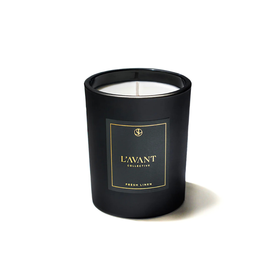 L'Avant Collective Fresh Linen Candle in Black