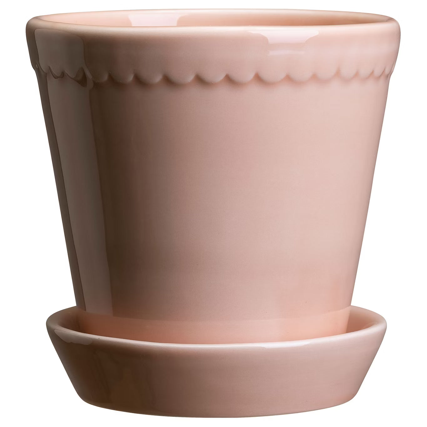 Berg's Potter Helena GLAZED Quarts Rose Pot