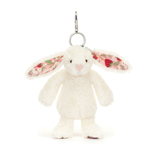 Blossom Cherry Bunny 'Berry' Bag Charm, Jellycat