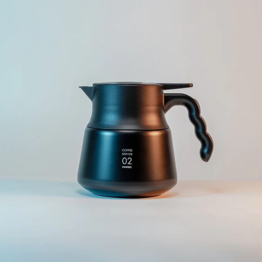 Hario V60 Insulated Stainless Steel Server PLUS 600 in Black