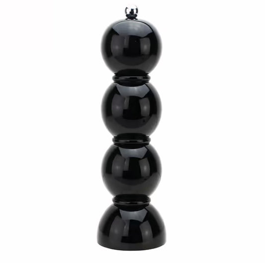 24cm Black Bobbin Salt or Pepper Mill
