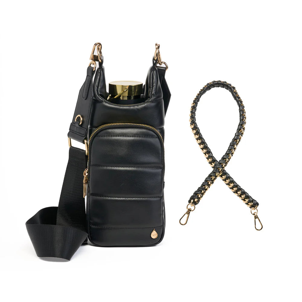 Black Vegan Leather HydroBag