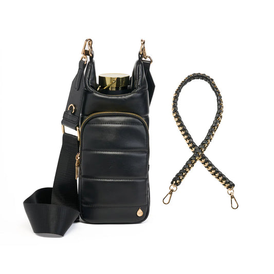 Black Vegan Leather HydroBag