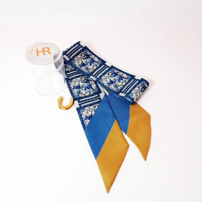 Chinoiserie Monkeys Twilly Set in Blue