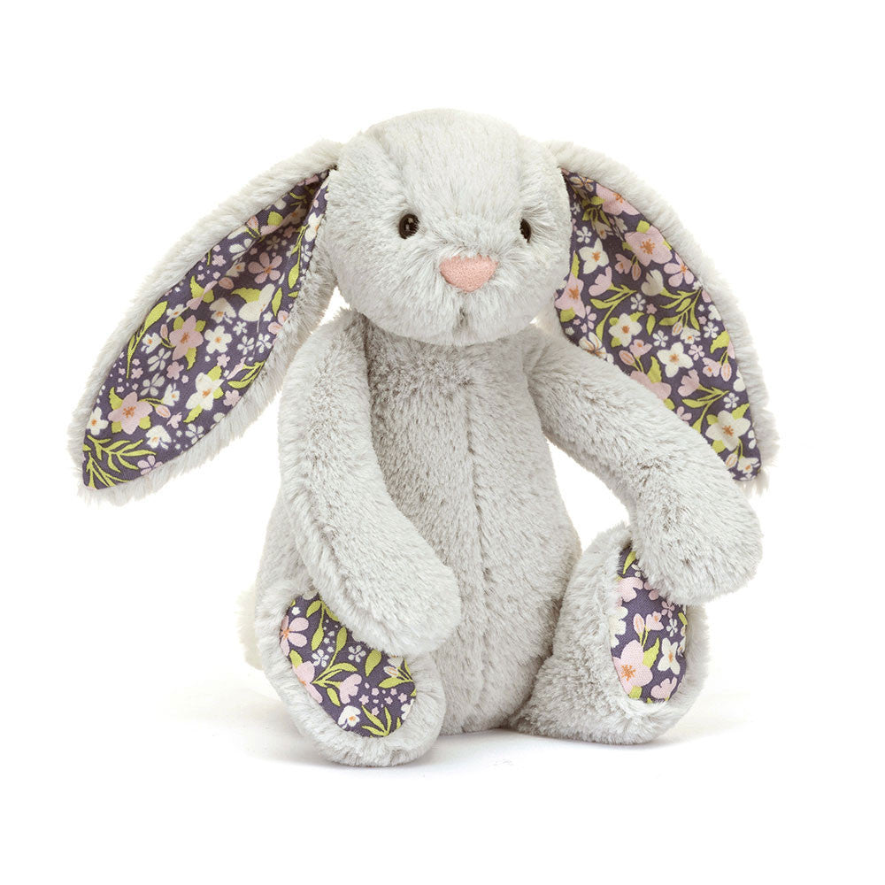 Blossom Silver Grey Bloom Bunny (Little), Jellycat