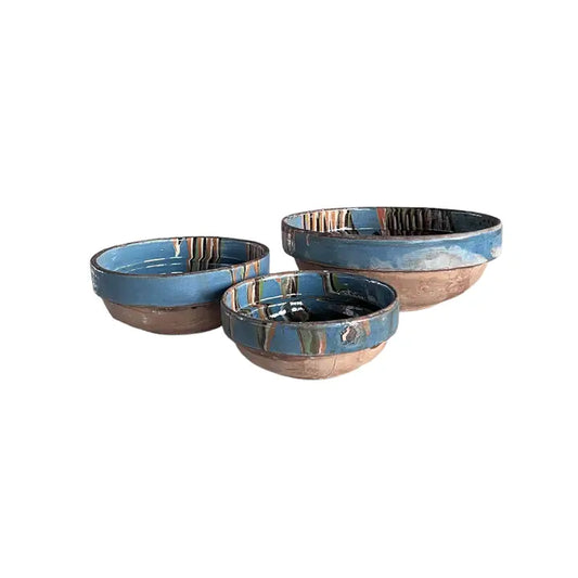 Blue Cottage Crafted Bowl