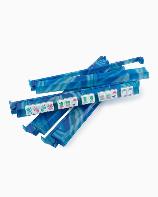 Blue Lace Agate Rack & Pusher Set