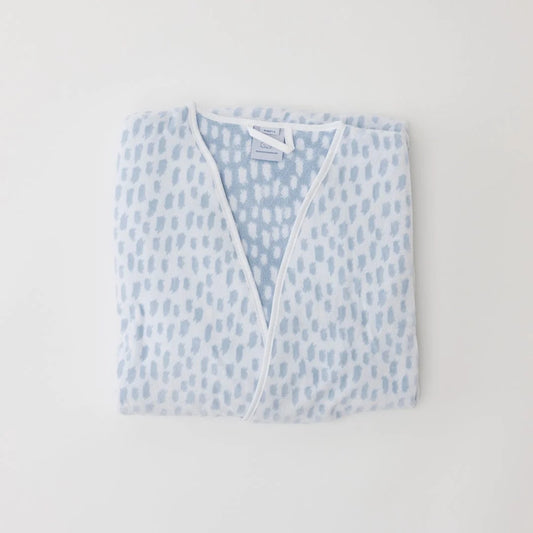 Blue Millie Women's Short Plush Robe