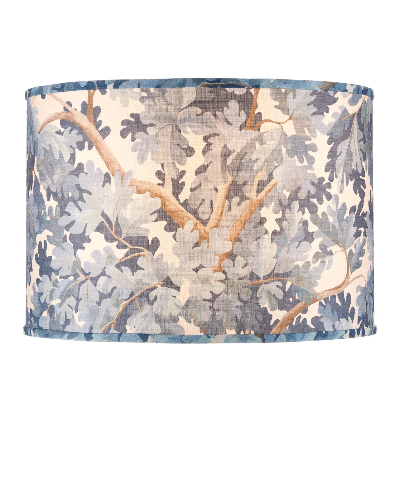 Woodland Blue Drum Lamp Shade