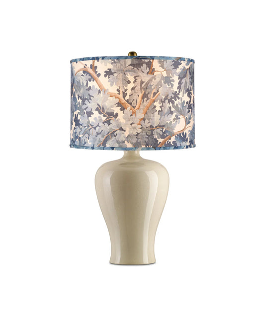 Woodland Blue Drum Lamp Shade