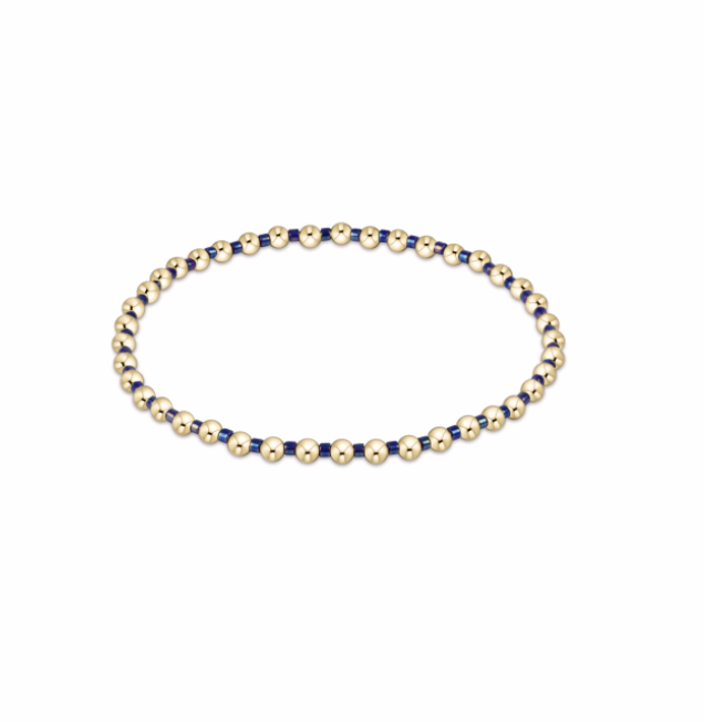 enewton Hope Grateful Pattern, Blue Metallic