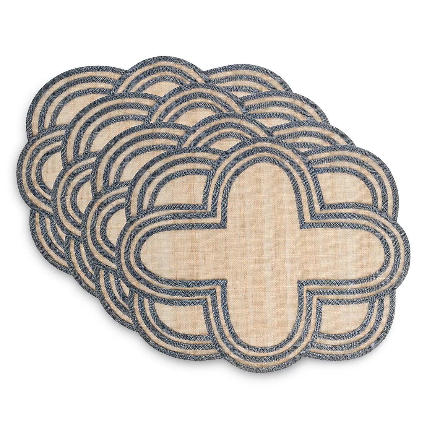 Juliska Scallop Stripe Placemats (Set of 4)