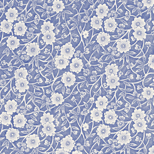 Blue Calico Cocktail Napkins - Hester & Cook