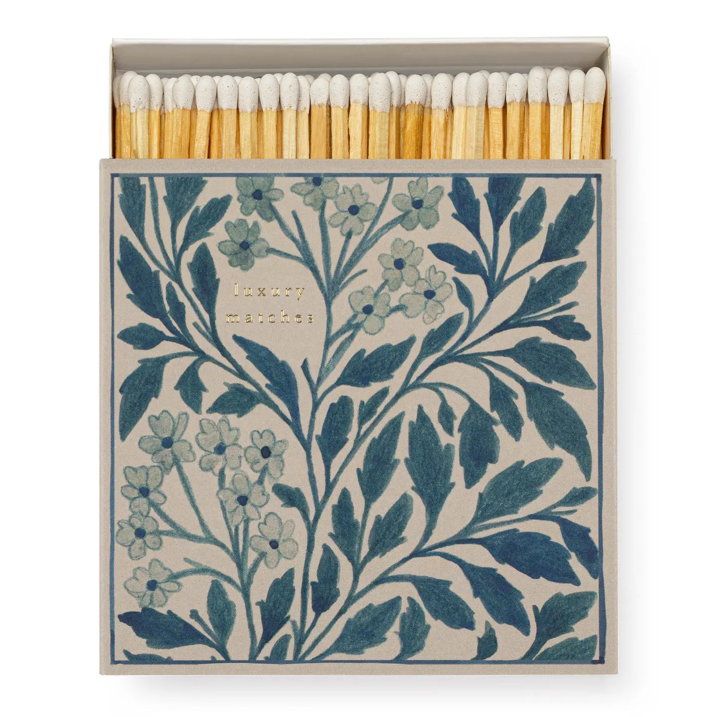 Blue Floral Matchbox