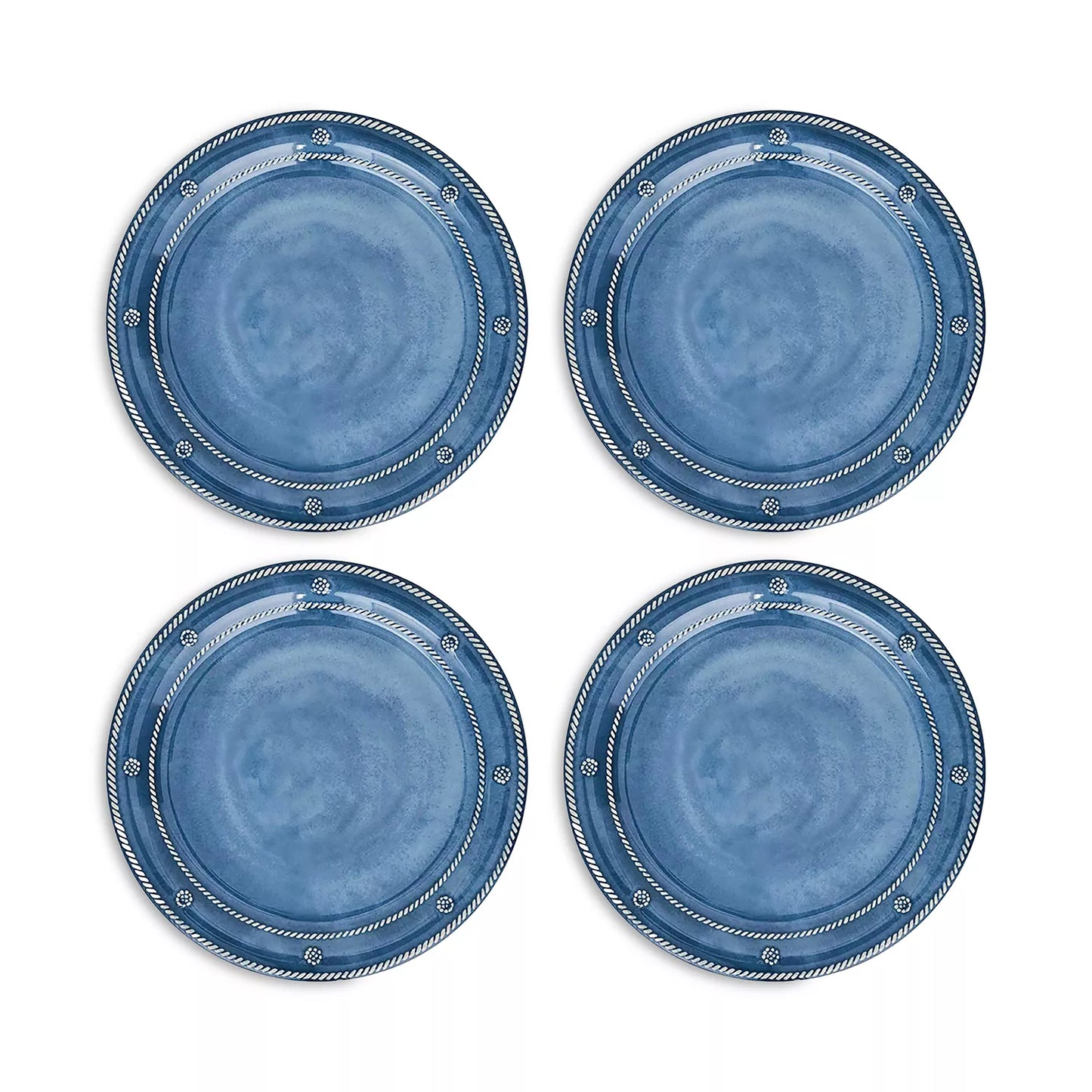 Juliska Berry & Thread Melamine Dinner Plates (Set of 4)