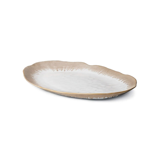 Simon Pearce Burlington Oval Platter, Bluff