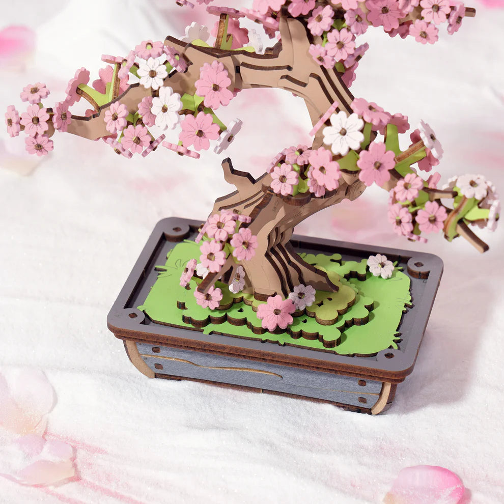 Sakura Bonsai, Wooden Puzzle Kit