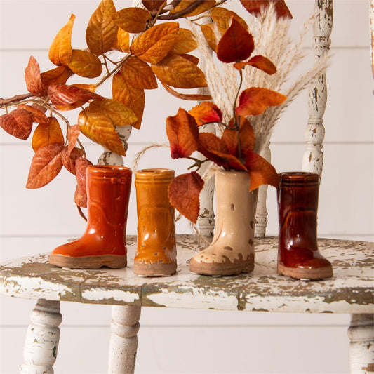 Ceramic Boot Mini Vase (4 colors available)