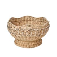 Provence Rattan 15" Bowl in Whitewash - Juliska