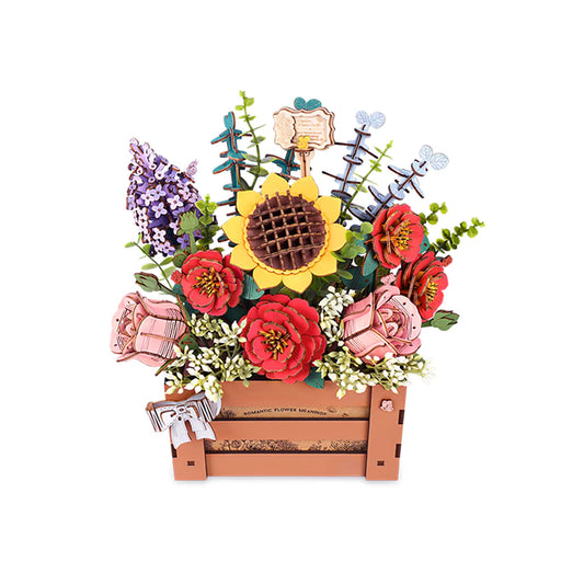 Wooden Bloom Box, Wooden Puzzle Kit