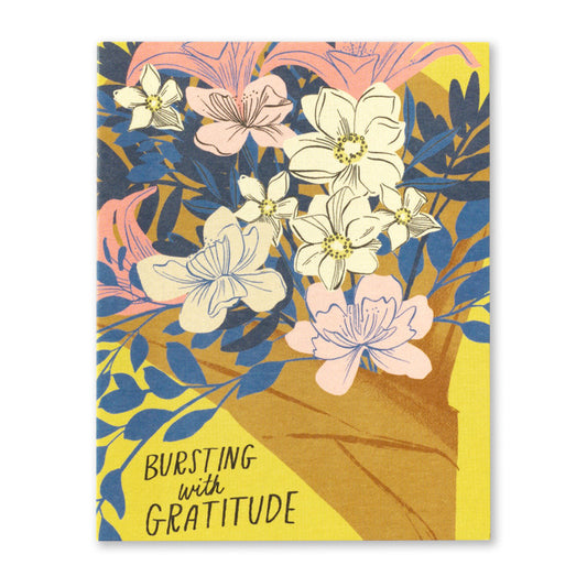 "Bursting With Gratitude" Thank You Card