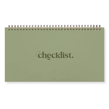 To Do Checklist Undated Weekly Planner