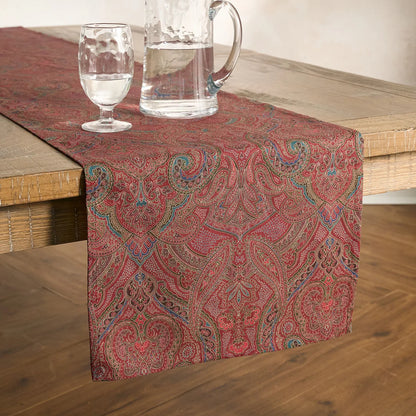 Juliska Paisley Red 18" x 90" Table Runner
