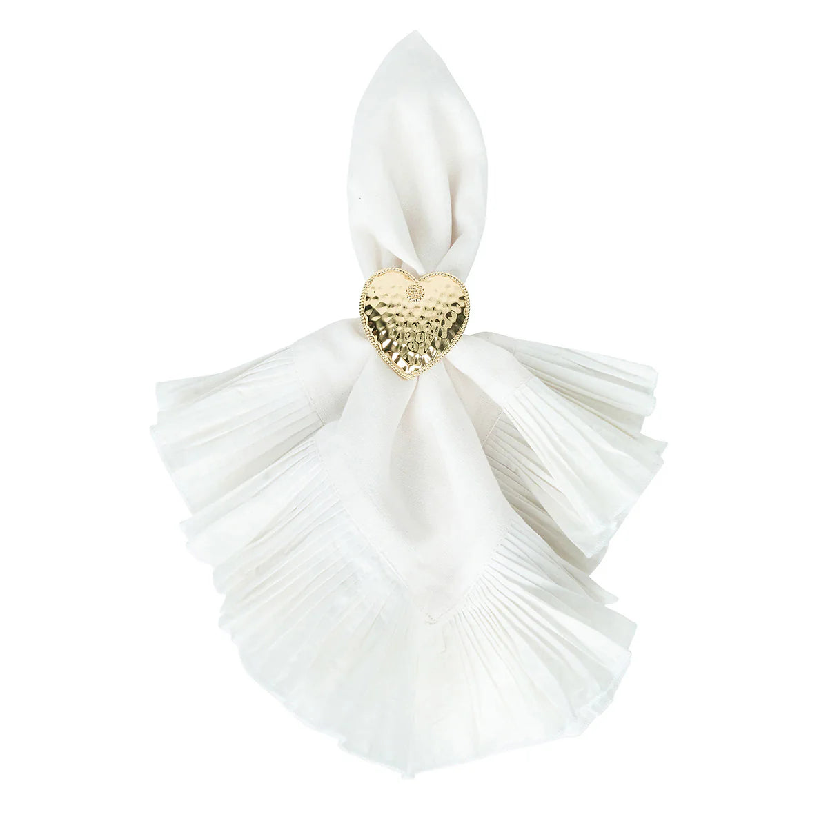 Juliska Berry & Thread Heart Napkin Rings (Set of 4)