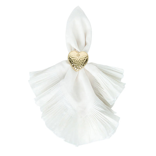 Juliska Berry & Thread Heart Napkin Rings (Set of 4)