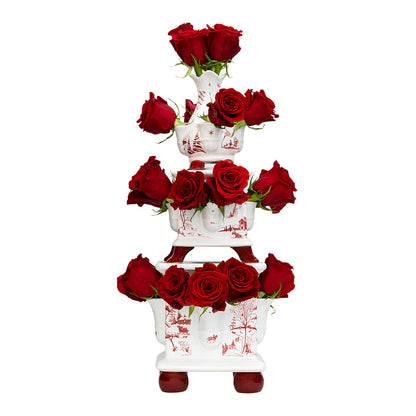 Juliska Country Estate Winter Frolic Ruby Tulipierre 3 Piece Set