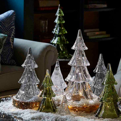Juliska Berry & Thread 10.5" 3pc Stacking Glass Tree in Clear