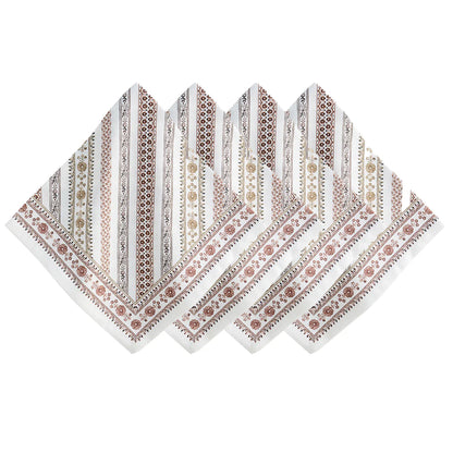 Juliska Seville Stripe Natural Napkins (Set of 4)