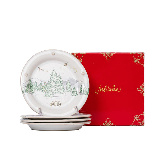 Juliska Berry & Thread North Side/Cocktail Plates (Set of 4)