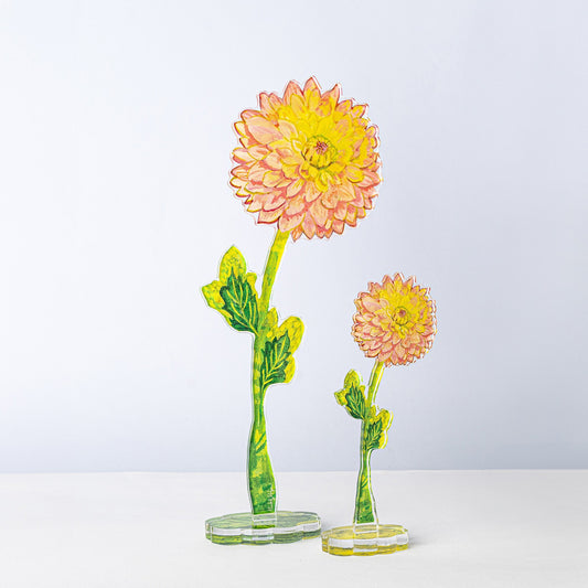 Cafe Au Lait Dahlia Small Acrylic Flower