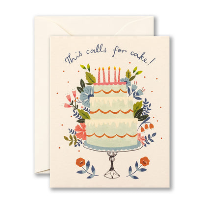 This calls for cake... - Love Muchly card