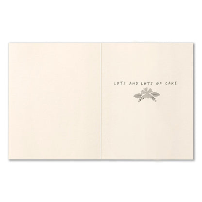 This calls for cake... - Love Muchly card