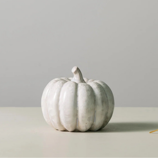 Simon Pearce Candent Crystalline Pumpkin, Medium