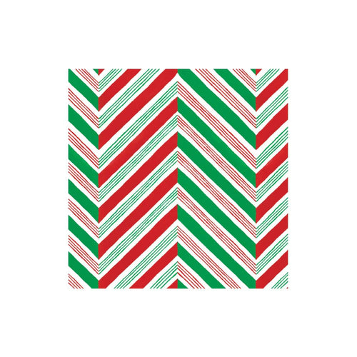 Candy Cane Stripes Paper Cocktail Napkins - 20 Per Package