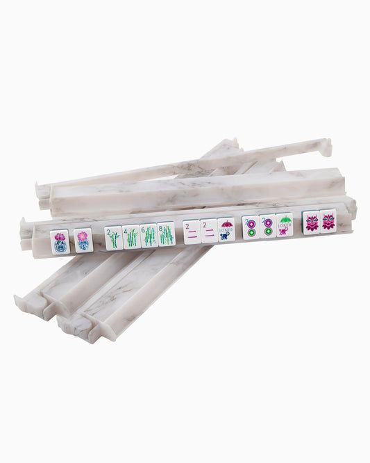 Carrara Mahjong Rack & Pusher Set
