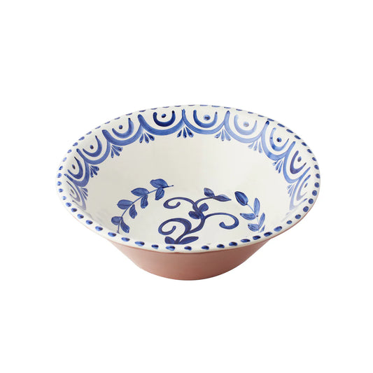 Casa Nuno Blue and White Medium Serving Bowl