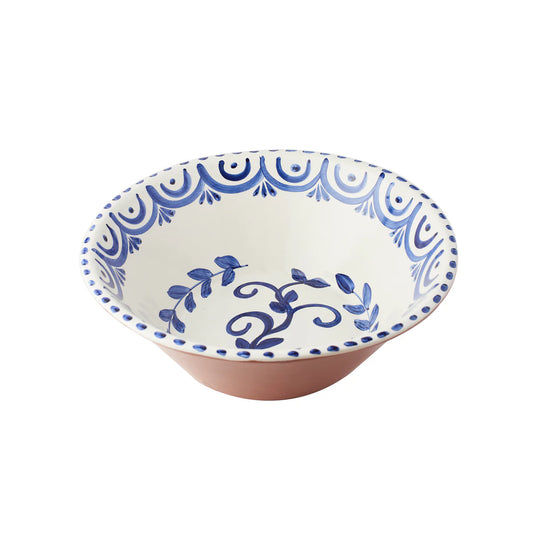 Casa Nuno Blue and White Large Serving Bowl